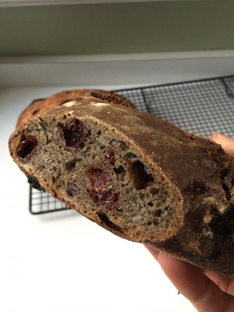 Buckwheat Cherry Levain The Fresh Loaf